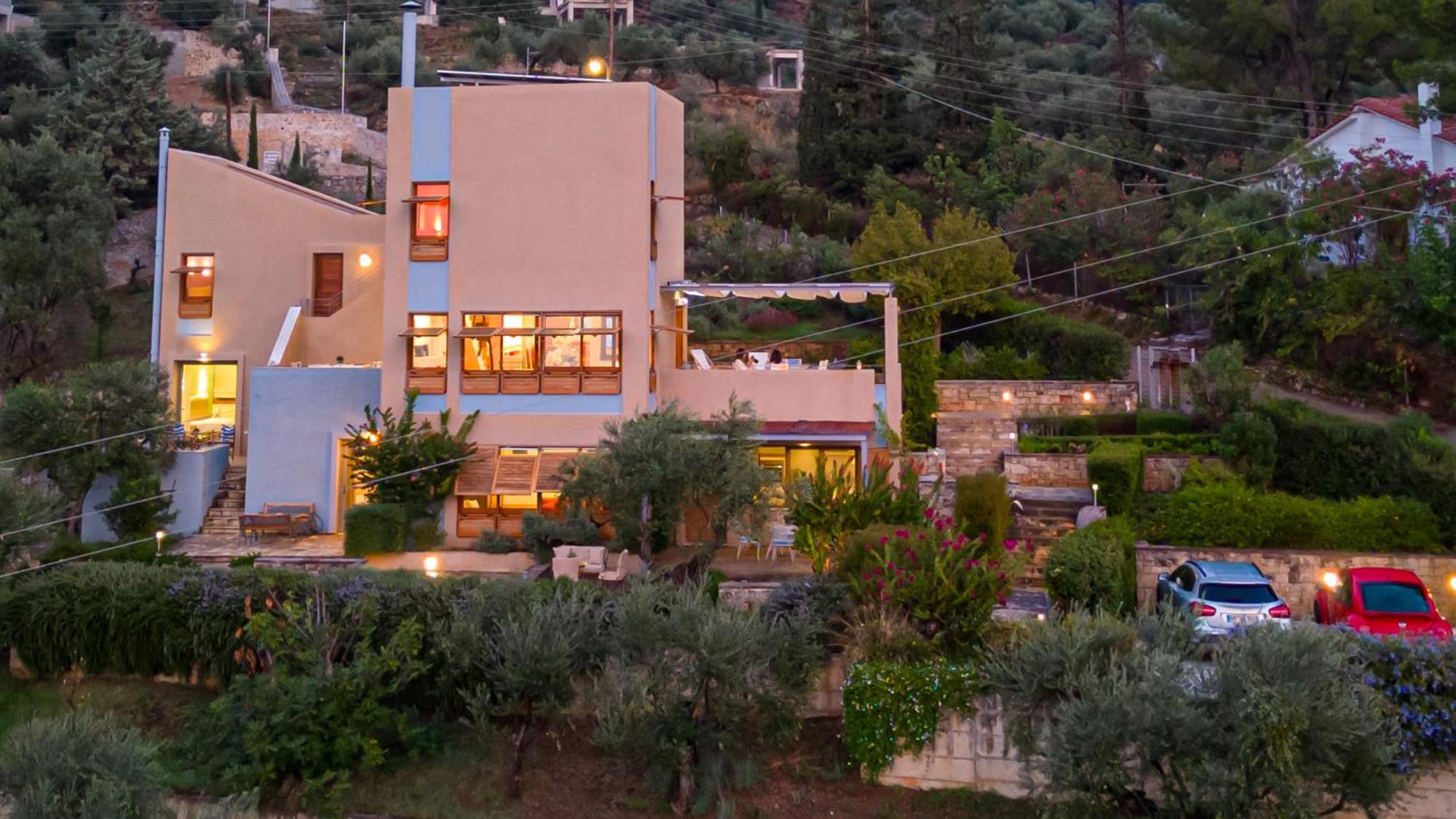 Mani Tower Villa Akrogiali 外观 照片